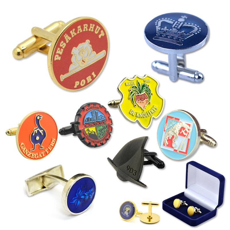 Brand Name Cufflinks High Quality Customizable Designs