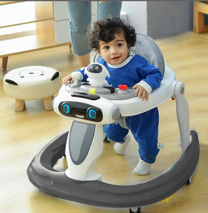 Porteur multifonctionnel <span class=keywords><strong>pour</strong></span> enfants, voiture d'apprentissage et trotteur, <span class=keywords><strong>jouet</strong></span> ludique avec fonction assis-<span class=keywords><strong>debout</strong></span>, prévention des jambes en O et anti-basculement - Product Image 1