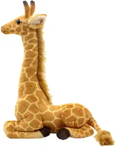 Customized 18 Inch Giant Large Life Size Stuffed Animals Plush Seated Giraffe Toys