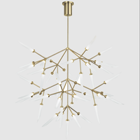 Lustre classique français rétro XINZHONG en laiton massif, luminaire de luxe simple pour salon et chambre à coucher, style chandelier