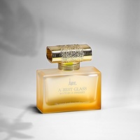 Bouteilles de parfum en verre carré transparent haut de gamme 30ml 50ml 100ml conteneurs de parfum de luxe vides parfum de luxe rechargeable