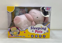 Jouet en peluche respirant pour enfants avec des sons de battements de cœur, musique de liquide amniotique, compagnon de sommeil interactif, lapin koala, cadeaux pour bébés et tout-petits