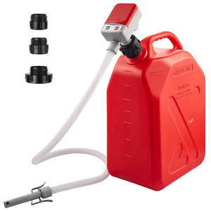 Bomba de aceite de plástico para exteriores con batería 4AA y manguera doméstica de baja presión de 2.4G/L para agua y combustible - Product Image 1