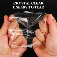 HUACENT Premium Ultra Clear Pro, protège-cartes standard refermable avec rabat, sacs d'équipe avec logo, boîte personnalisée