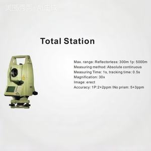 Estación Total Electrónica de Alta Precisión con Prisma Único SOUTH N6+ Precisión de 2'' Detección de 5000 Metros Clasificación IP55 Aumento de 30x - Product Image 2