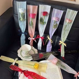 Sacs d'emballage imprimés style impressionniste pour fleurs fraîches individuelles – Fournitures d'emballage pour fleuristes en gros - Product Image 1
