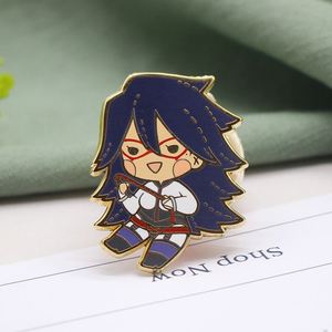 Pin de solapa personalizado al por mayor para gafas, con logotipo dorado, personaje de anime, pin de esmalte suave, fabricación de pin de esmalte duro personalizado con purpurina - Product Image 5
