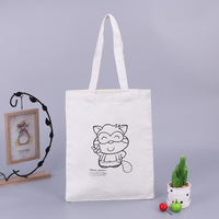 Bolso de Hombro de Lona para Mujer Pequeño para Maquillaje con Cordón para Compras Bolsa Tote de Algodón Personalizada con Logotipo Impreso