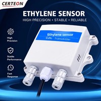 Capteur de gaz éthylène C2H4 transmetteur RS485 Modbus RTU sortie analogique 4-20mA IP65 DC12V 24V détecteur de gaz éthylène