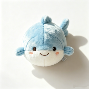 Peluche de pez globo personalizado, peluche de pez inflado, juguete de peluche de pez, linda criatura marina de peluche - Product Image 2