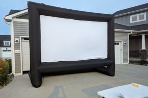 屋外巨大インフレータブルプロジェクター映画スクリーンシンプルカスタム巨大広告インフレータブルフィルムスクリーン