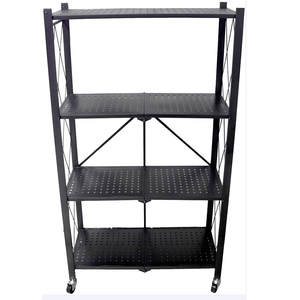 vegetable storage rack 4-tier kitchen storage rack metal shelf storage holders & racks