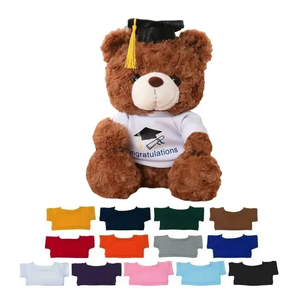 Regalos para Graduados, Oso de Peluche Personalizado <span class=keywords><strong>con</strong></span> Logotipo para la Temporada de Graduación, <span class=keywords><strong>con</strong></span> Toga de Graduación - Product Image 1