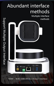 Cámara PTZ con <span class=keywords><strong>zoom</strong></span> óptico 4K 12x de ultra alta definición Cámara web profesional con micrófono para <span class=keywords><strong>cursos</strong></span> en línea o transmisión en vivo - Product Image 2