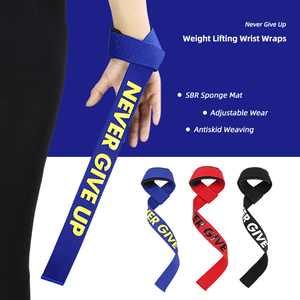 Sangles de poignée en néoprène, pour <span class=keywords><strong>musculation</strong></span>, lever de poids, gymnastique, <span class=keywords><strong>musculation</strong></span>, fitness - Product Image 3