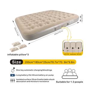 Colchón Inflable de PVC Plegable de Diseño Moderno, con Flocado, <span class=keywords><strong>para</strong></span> Mujeres <span class=keywords><strong>Embarazadas</strong></span>, con Orificio <span class=keywords><strong>para</strong></span> el Vientre, <span class=keywords><strong>para</strong></span> Muebles de Hogar o Escuela - Product Image 5