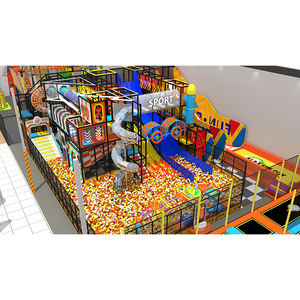 실내 맞춤형 슬라이드 어린이 슬라이드 어린이용 슬라이드 놀이터 슬라이드 상업용 실내 놀이공원 공간 - Product Image 1