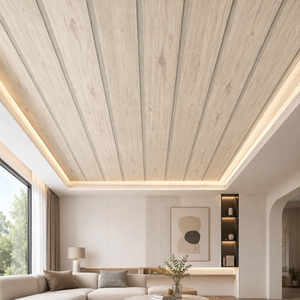 Waterproof Fireproof PVC <strong>Ceiling</strong> Tiles and Wall Panels for Bathroom <strong>Cladding</strong> - Product Image 2