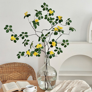 Guirlande de feuilles de lotus artificielles Yasunobu, fleurs en soie, 100cm-200cm, plante verte suspendue, décoration pour la maison, usage intérieur - Product Image 3