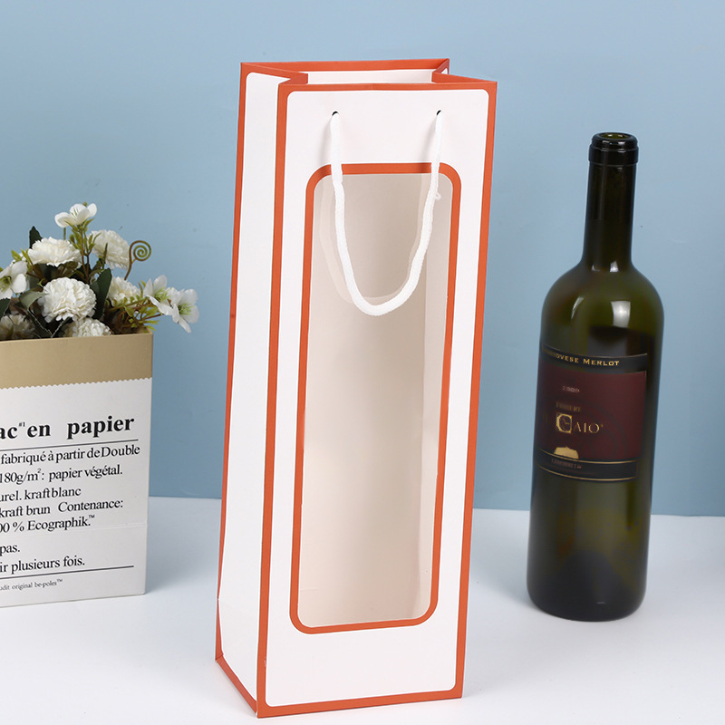 Cadre orange sur fond blanc/Carton blanc