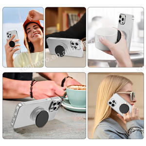 2026 Exclusive Patented Design Flexible Waterproof Phone Grip Soft Silicone Finger <b>Holder</b> Adhesive Universal Phone Back Stand - Product Image 6