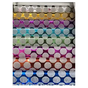 Pellicola glitterata carta da imballaggio Glitter fiori pellicola da imballaggio natale nuovo modello di carta da imballaggio di lusso