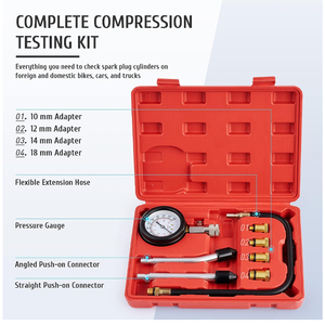เครื่องวัดแรงดันถังอัตโนมัติเครื่องทดสอบแรงอัดของกระบอกสูบเครื่องยนต์เครื่องทดสอบแรงดันรั่วสำหรับเครื่องซักผ้ารถยนต์ - Product Image 6