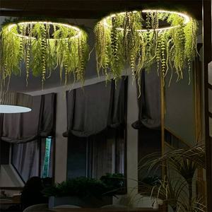 Top Notch Nature Style Plante Verte Artificielle Halo LC60150-1800 LED Anneau Circulaire Lumière pour Salon - Product Image 6