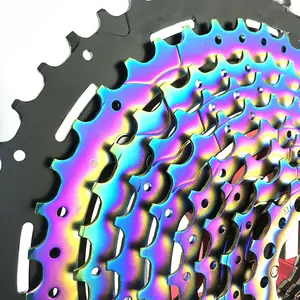 SUGEK Brand Good Quality 11 Speed Rainbow Cassette Alloy 7075+carbon Steel Cassette Sprocket 11t-50T Cassette Freewheel