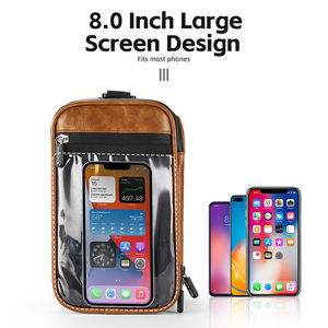 Sac de guidon de vélo WEST BIKING imperméable, grande capacité 4,5 litres, multifonctionnel, facile à transporter, sac avant pour vélo de route - Product Image 5