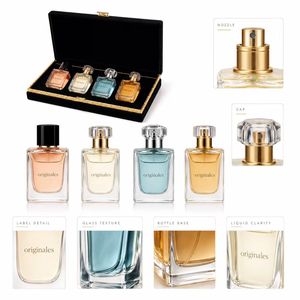 Set de Perfumes Originales para Mujer, Listo para Enviar, en Stock, 4 Piezas, Eau de Parfum, Fragancia Floral Frutal de Larga Duración, Set de Regalo al por Mayor - Product Image 6