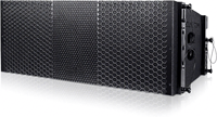 Système de sonorisation ZETHUS Sound Town, quatre enceintes en ligne de 10 pouces en aluminium, deux transducteurs à compression en titane, pleine gamme/bi-amplification 550W