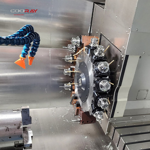 Cooray crl52my điện tháp nghiêng giường tailstock xây dựng trong Y trục fanuc/Siemens cncturning phay hợp chất gia công Trung tâm máy tiện - Product Image 2