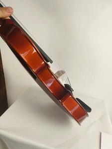 Violon artisanal 4/4 en <span class=keywords><strong>bois</strong></span> massif, prix bas, violon pour étudiant avec archet et étui, bonne finition, belle couleur - Product Image 5