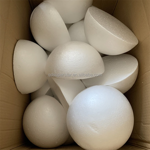 Boule de mousse florale solide blanche A-599, demi-boules en polyfoam, simples et détachables, nouvelle arrivée - Product Image 5