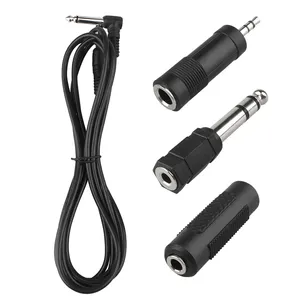 อะแดปเตอร์<span class=keywords><strong>เพลง</strong></span>เบสเปียโน6.5/3.5mm, สายเชื่อมต่อสัญญาณเสียงสเตอริโอสายเครื่องดนตรีเสียงต่ำสายกีตาร์ไฟฟ้า - Product Image 1