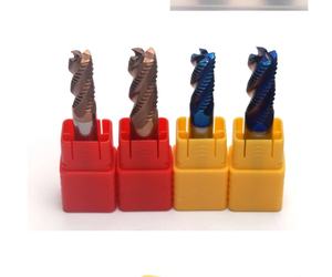 Prezzo all'ingrosso 2/3/4 flauti Dhf ad alta alimentazione 45 gradi smusso a sfera in metallo duro naso 6mm fresa a candela utensile da taglio in acciaio sgrossatura fresa - Product Image 5