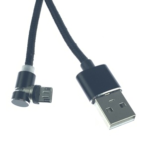 Conveniente juego de brillante <span class=keywords><strong>luz</strong></span> <span class=keywords><strong>Led</strong></span> en forma de L de ángulo recto de 360 grados <span class=keywords><strong>USB</strong></span> 3 en 1 Cable magnético - Product Image 4