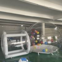 Grande maison de tente transparente en PVC pour enfants maison gonflable à bulles-Igloos de restaurant-dômes extérieurs