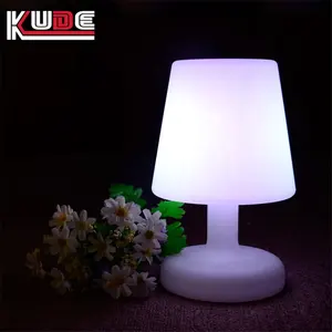 Wireless LED color changing night table lamp