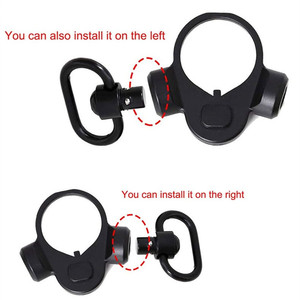 Anneau de sangle tactique en métal Qd Troy Sling Mount Boucle de sangle en aluminium Boucle de sangle tactique à dégagement rapide Qd Sling - Product Image 2