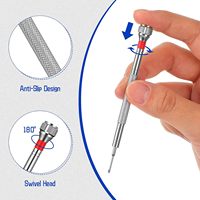 Alat Perbaikan Jam Tangan Obeng Baja Tahan Karat Grosir untuk Menyesuaikan Panjang Tali Jam dalam Ukuran 0.8/1.0/1.2/1.4/1.6 mm