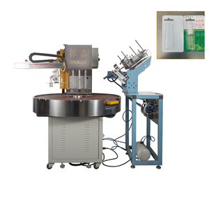 Machine de soudage et de découpe à haute fréquence à plateau tournant automatique de 8000 W pour emballage double blister en PVC PET GAG - Product Image 1