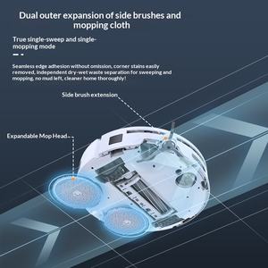 Robot aspirateur et serpillière combiné, séchage à air chaud, double bras, navigation laser, aspiration puissante 20000Pa, robot de nettoyage des sols - Product Image 4