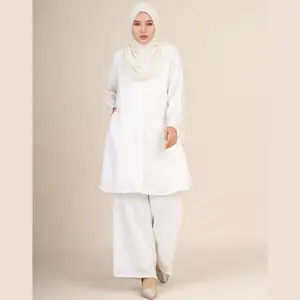 SIPO fornitore di abiti musulmani di alta qualità pantaloni larghi a gamba larga abbigliamento moda ufficio musulmano modesto Abaya set