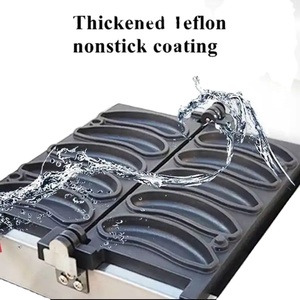 Banana Shape <b>Waffle</b> <b>Maker</b> Commercial Stuffed <b>Waffle</b> <b>Maker</b> <b>Waffle</b> Stick Machine for Restaurant Beach Party - Product Image 4