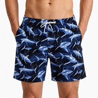Shorts de bain unisexes personnalisables avec logo imprimé par sublimation, 100% polyester, séchage rapide, shorts de plage