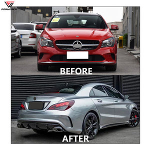 Fornitura Diretta Paraurti Anteriore Paraurti Posteriore Cofano Faro Minigonne Laterali per <span class=keywords><strong>Mercedes</strong></span> Benz Classe <span class=keywords><strong>CLA</strong></span> <span class=keywords><strong>W117</strong></span> 17-19 a AMG CLA45 - Product Image 5