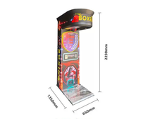 Fabricant d'arcade Machine de jeu d'arcade à pièces pour sport d'intérieur, boxe, punch, machine de jeu de boxe durable et fiable