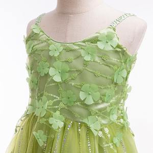 Disfraz de Princesa Tiana de El Elfo Verde, Disfraz de Halloween, Vestidos de Fiesta, Vestidos de Novia para Niñas, Falda de Tul de Hada - Product Image 5